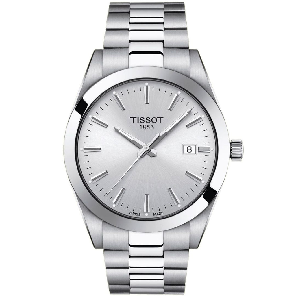 Reloj Tissot Gentleman Plateado Acero Fecha | Hombre