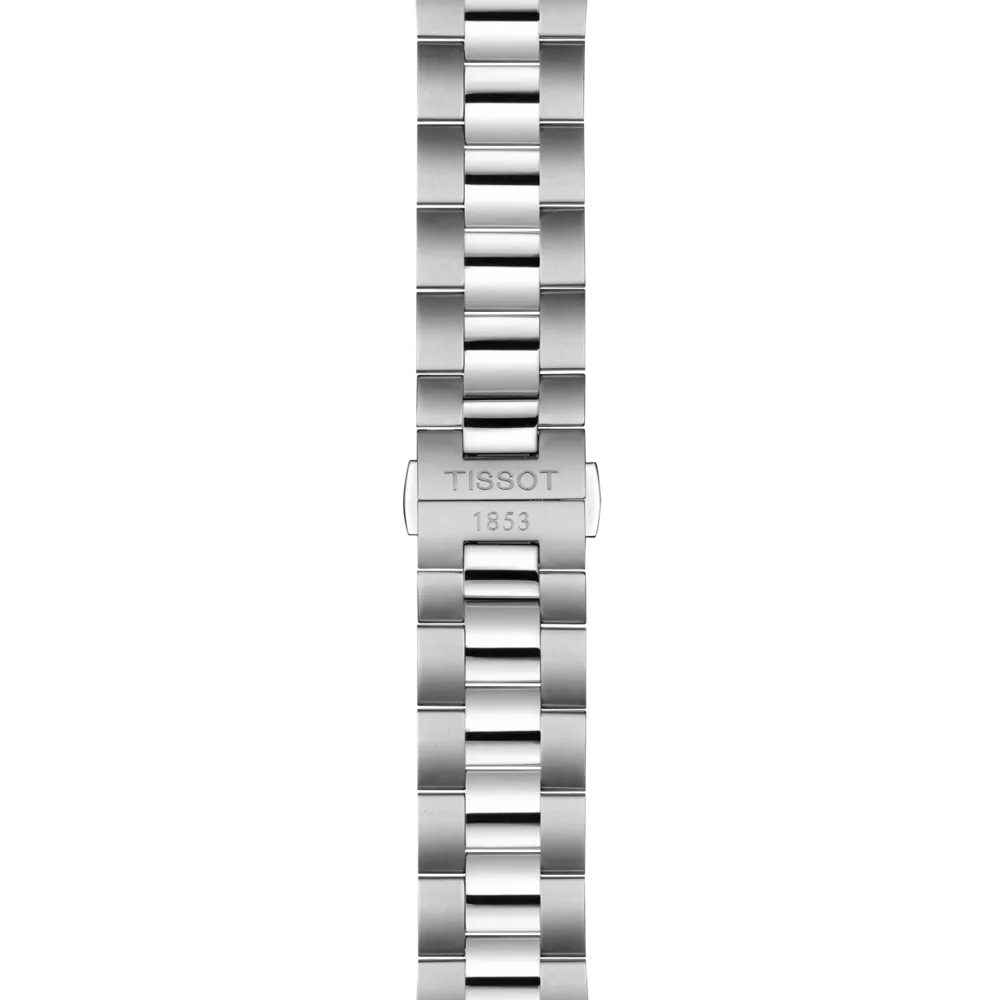 Reloj Tissot Gentleman Negro Plata 40mm | Hombre
