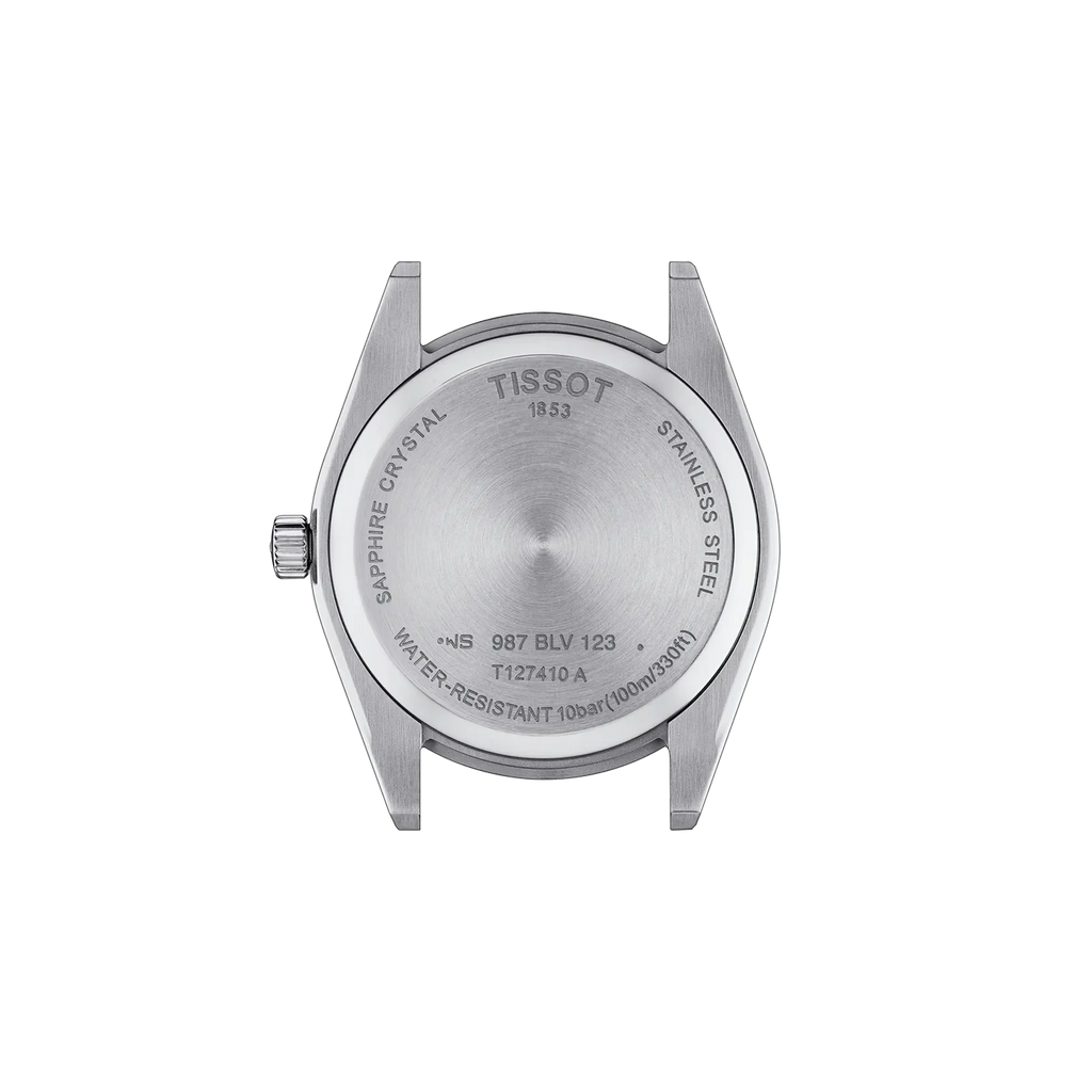 Reloj Tissot Gentleman Negro Plata 40mm | Hombre