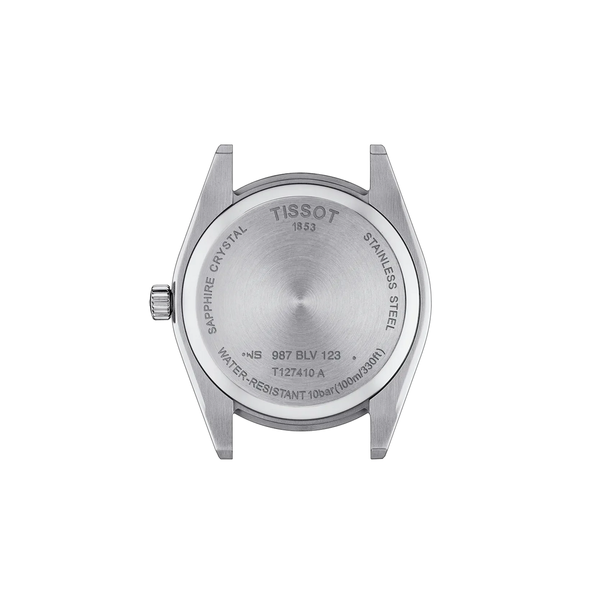 Reloj Tissot Gentleman Negro Plata 40mm | Hombre