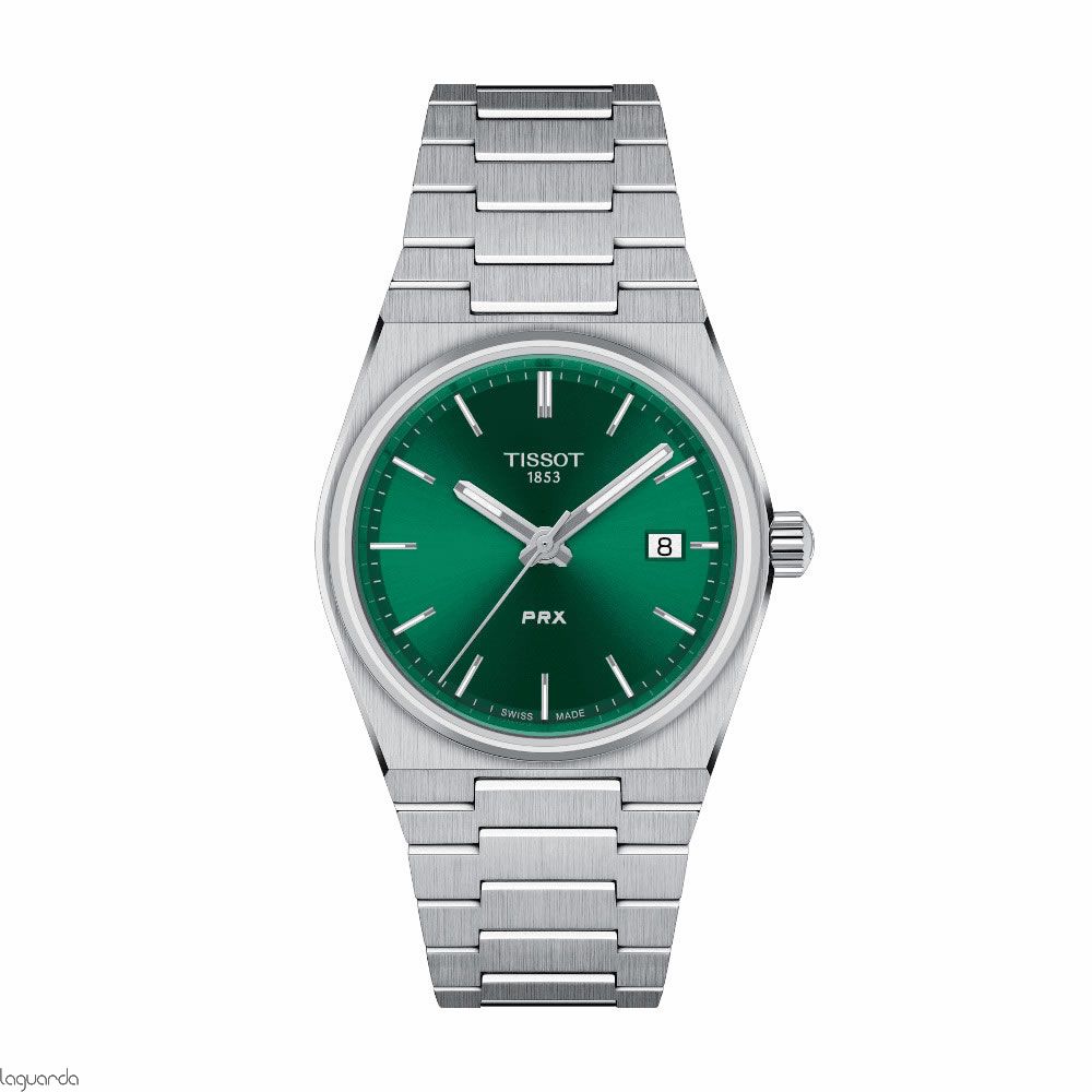 Reloj Tissot PRX Verde 35mm | Mujer