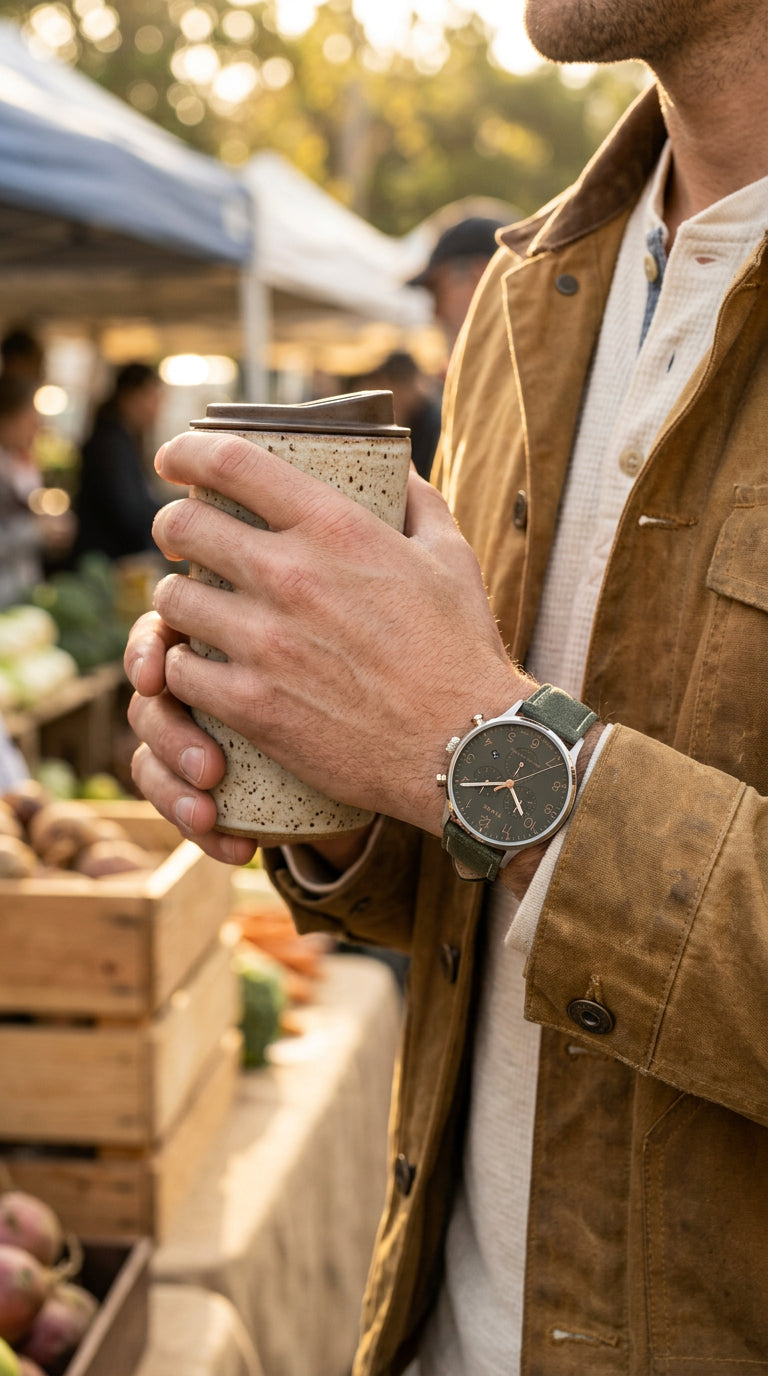 Reloj Timex Waterbury Cronógrafo Verde | Hombre