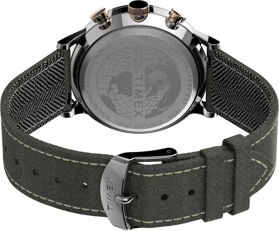 Reloj Timex Waterbury Cronógrafo Verde | Hombre