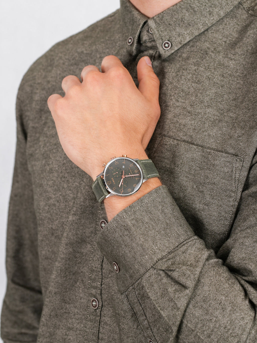 Reloj Timex Waterbury Cronógrafo Verde | Hombre