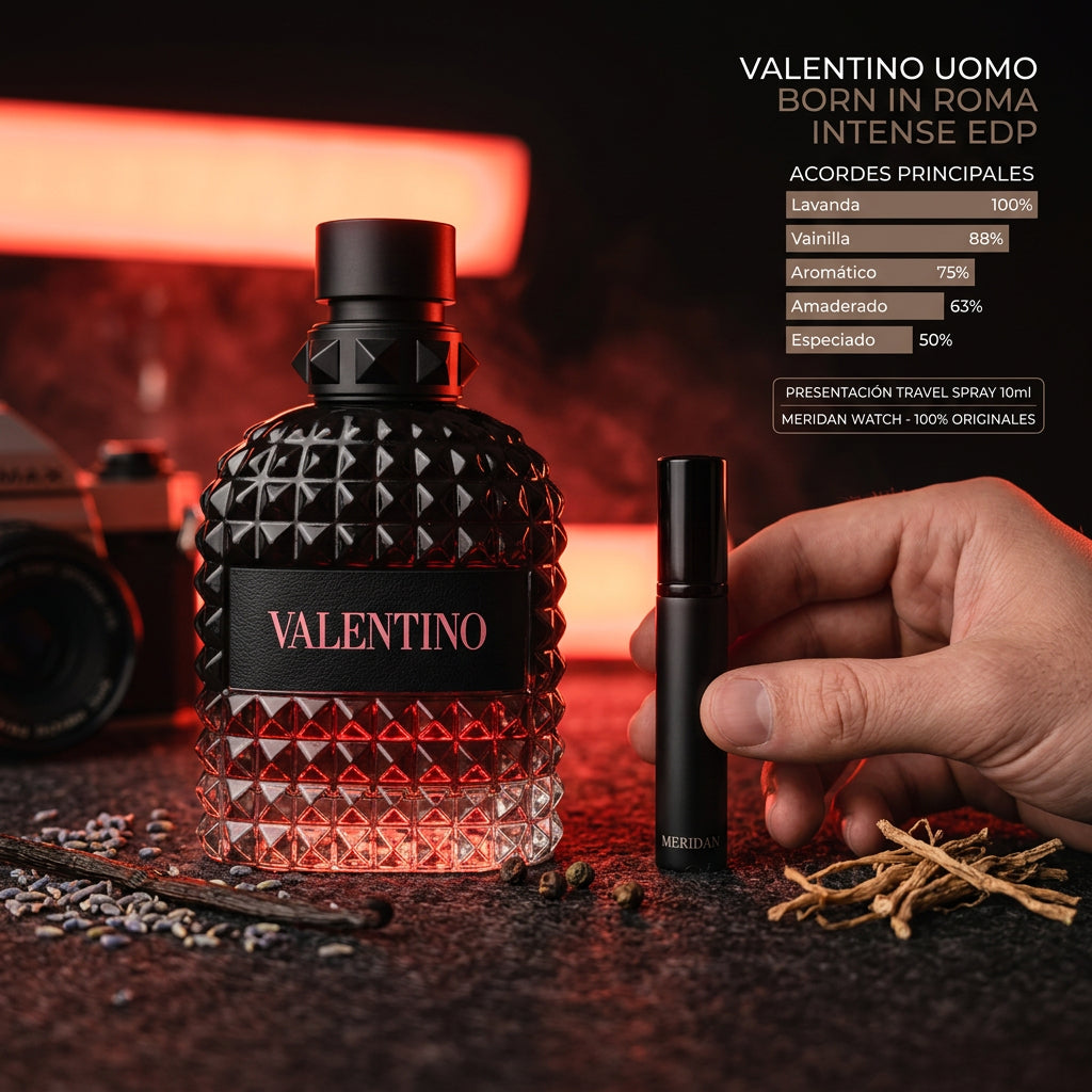 Perfume Valentino Uomo Born in Roma Intense EDP — Decant | Hombre