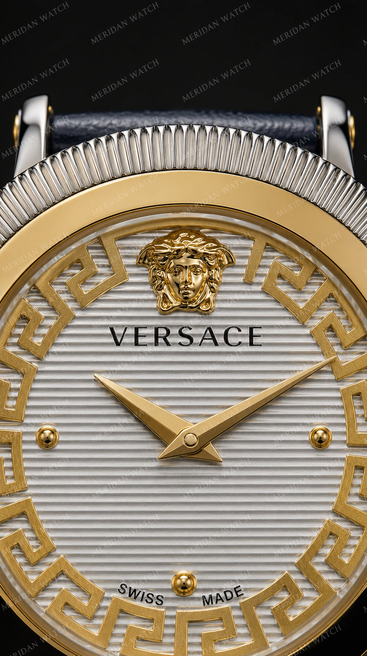 Reloj Versace Greca Flourish VE7F00223 Swiss Made Azul | Mujer