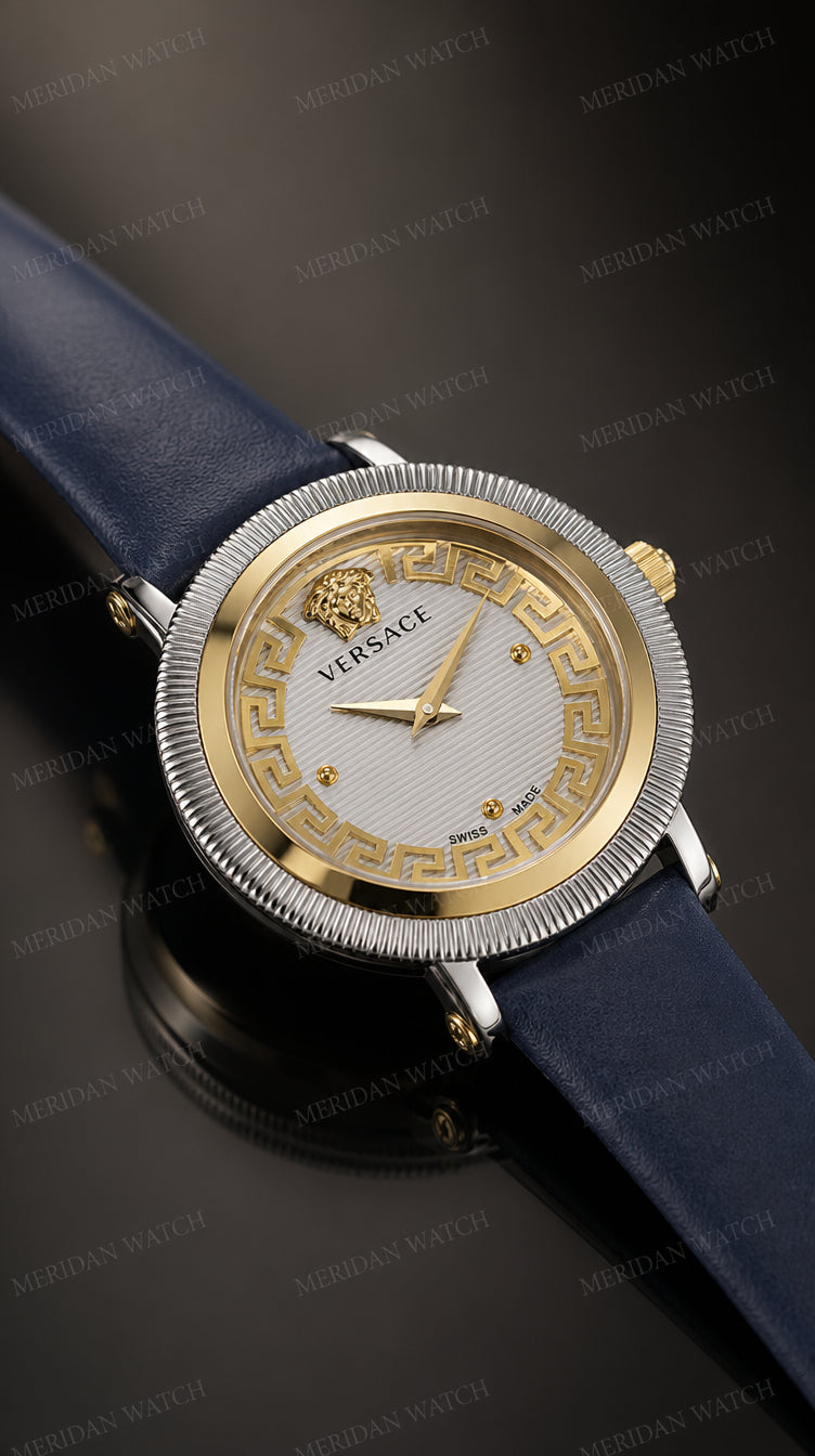 Reloj Versace Greca Flourish VE7F00223 Swiss Made Azul | Mujer