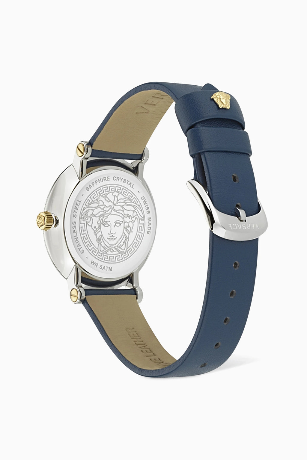 Reloj Versace Greca Flourish VE7F00223 Swiss Made Azul | Mujer