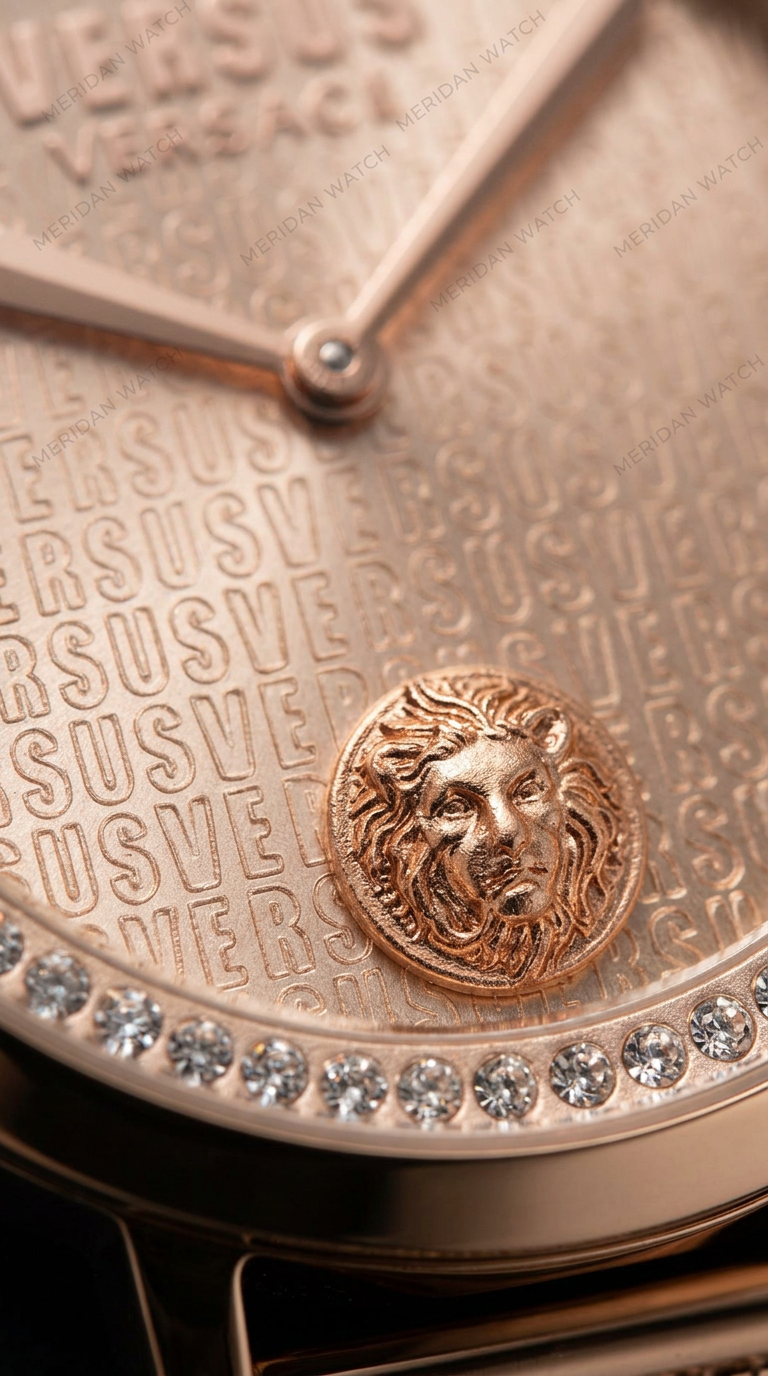 Reloj Versus Versace La Villette Oro Rosa Cristales | Mujer