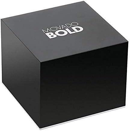 Reloj Movado Bold Trend Element Plata Cuero Cafe 40mm | Hombre
