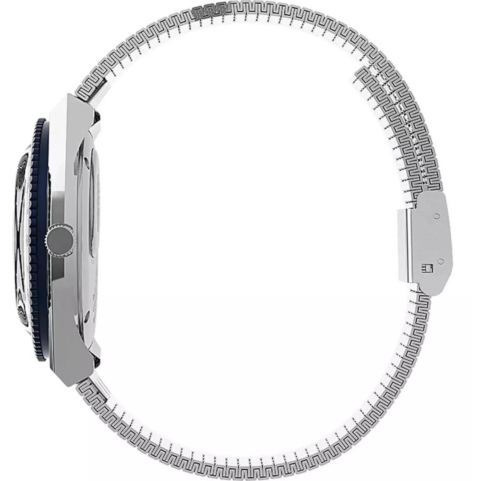 Reloj Timex Q Quartz Mujer Azul Acero Inoxidable Brazalete TW2U95500