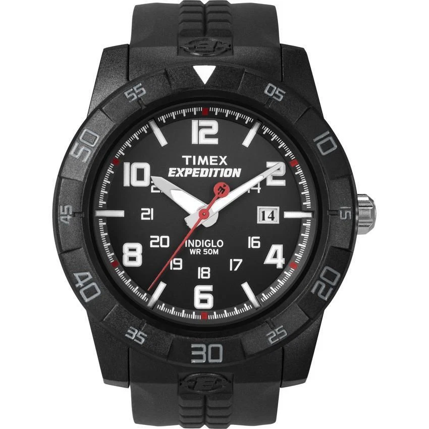 Reloj Timex Expedition T49831 Hombre 43mm Negro Resina Indiglo 50m