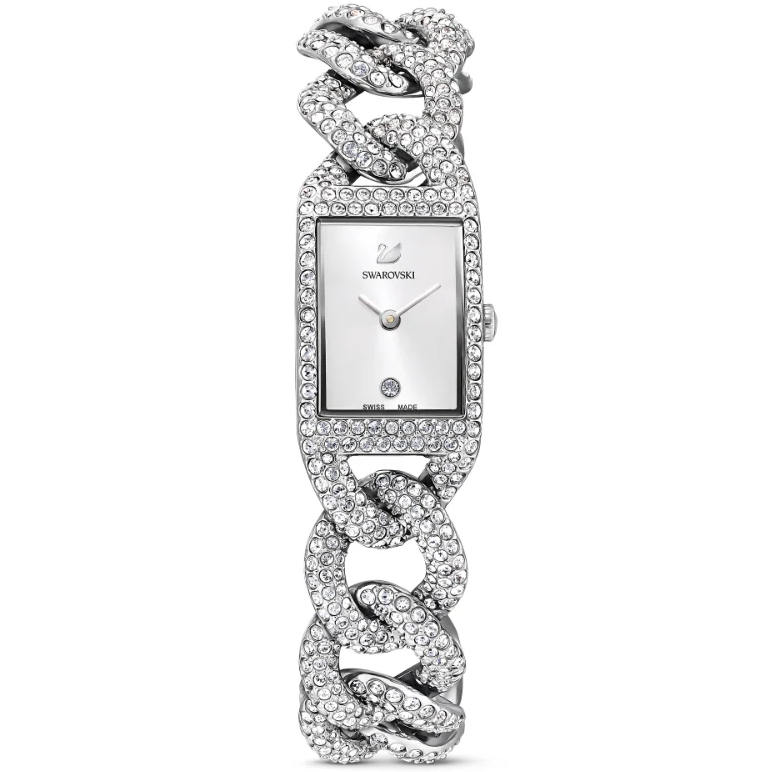 Reloj Swarovski Cocktail 34mm Cristales Plateado Mujer 5547617