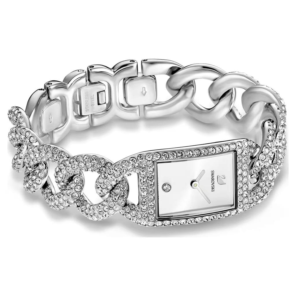 Reloj Swarovski Cocktail 34mm Cristales Plateado Mujer 5547617