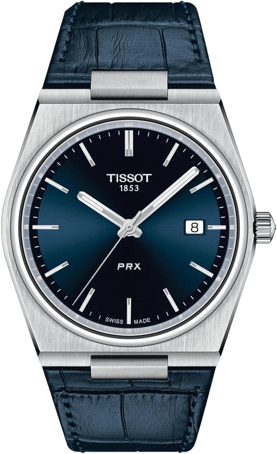 Reloj Tissot PRX 38mm Azul Cuero Acero Hombre T137.410.16.041.00