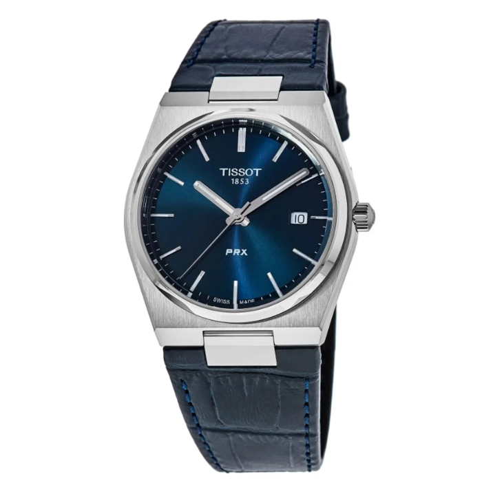 Reloj Tissot PRX 38mm Azul Cuero Acero Hombre T137.410.16.041.00