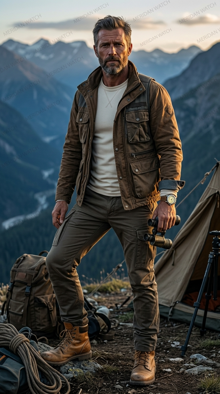 Reloj Timex Expedition Crema Acero Indiglo | Hombre