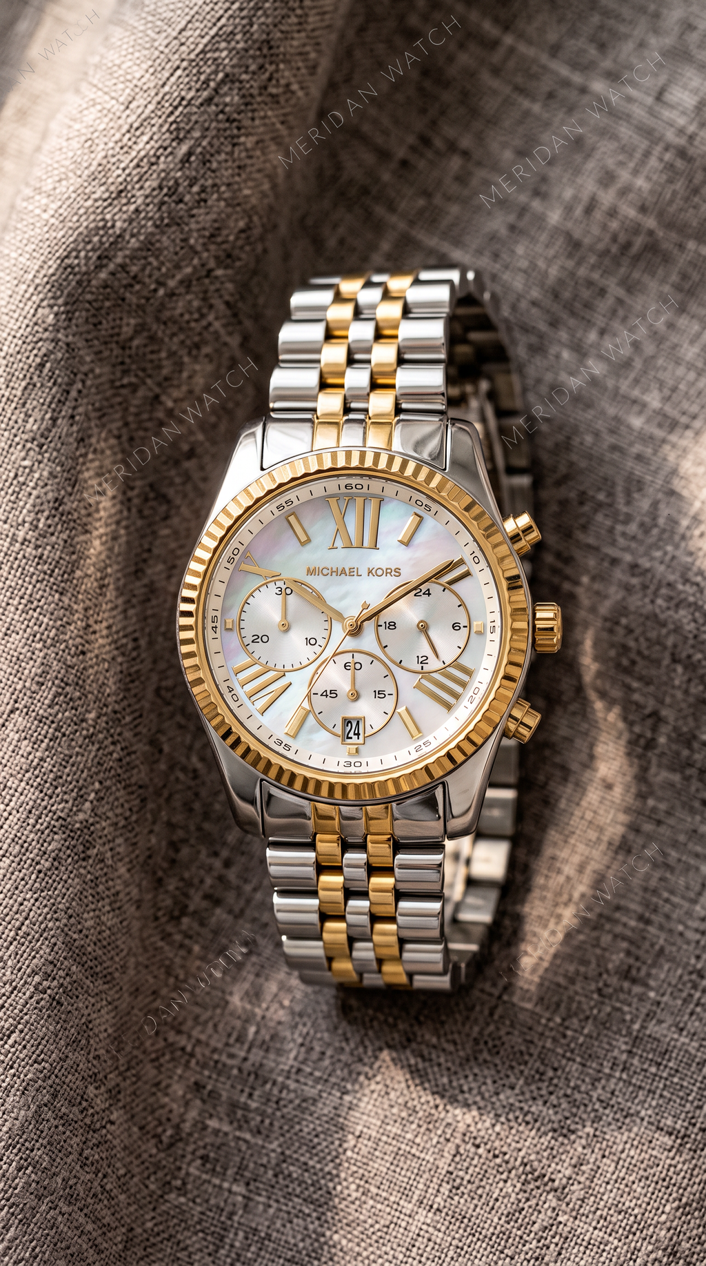 Reloj Michael Kors Lexington Bicolor Nacar 38mm | Mujer
