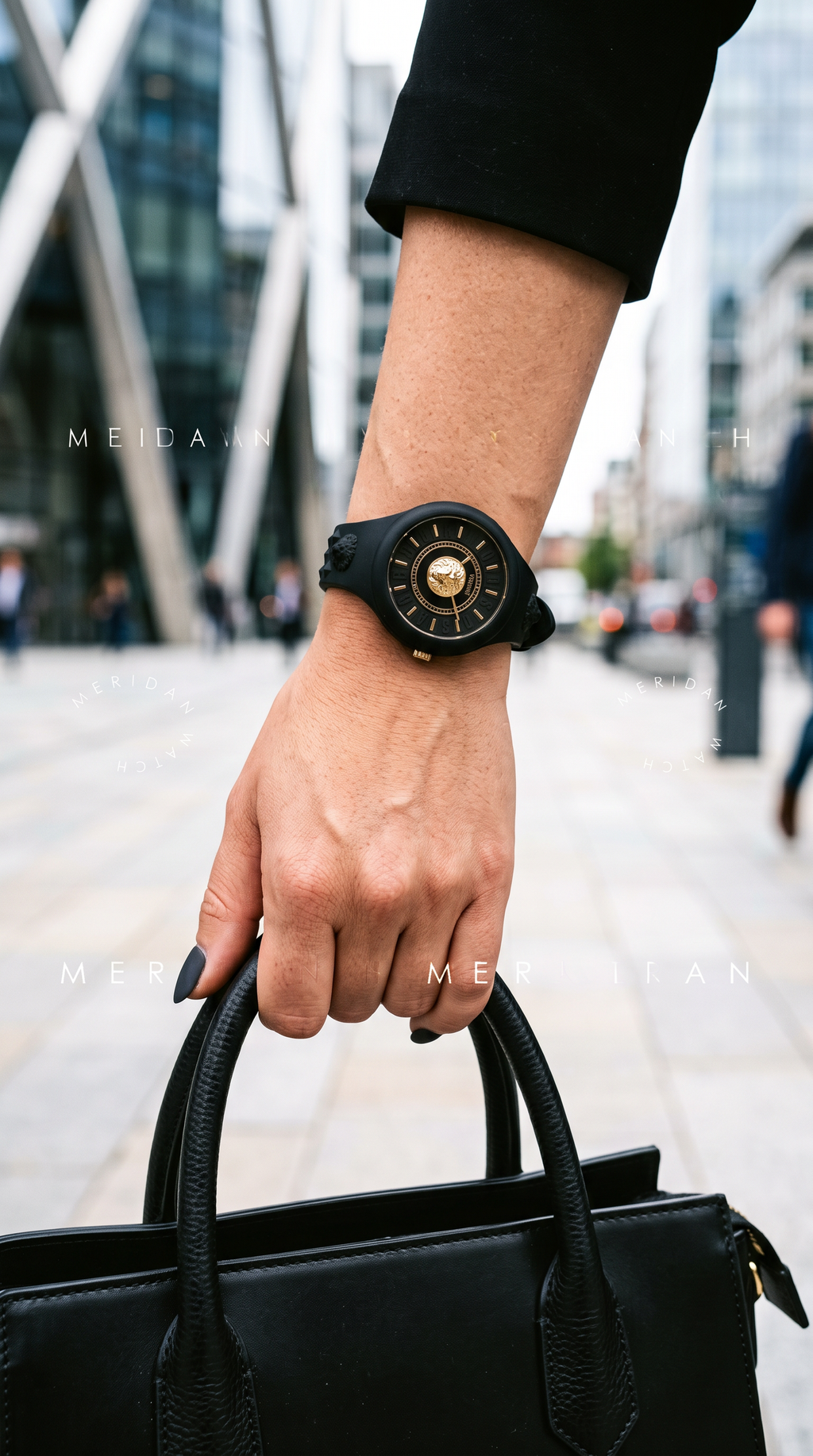 Reloj Versus Versace Fire Island Negro Silicona 39mm | Mujer