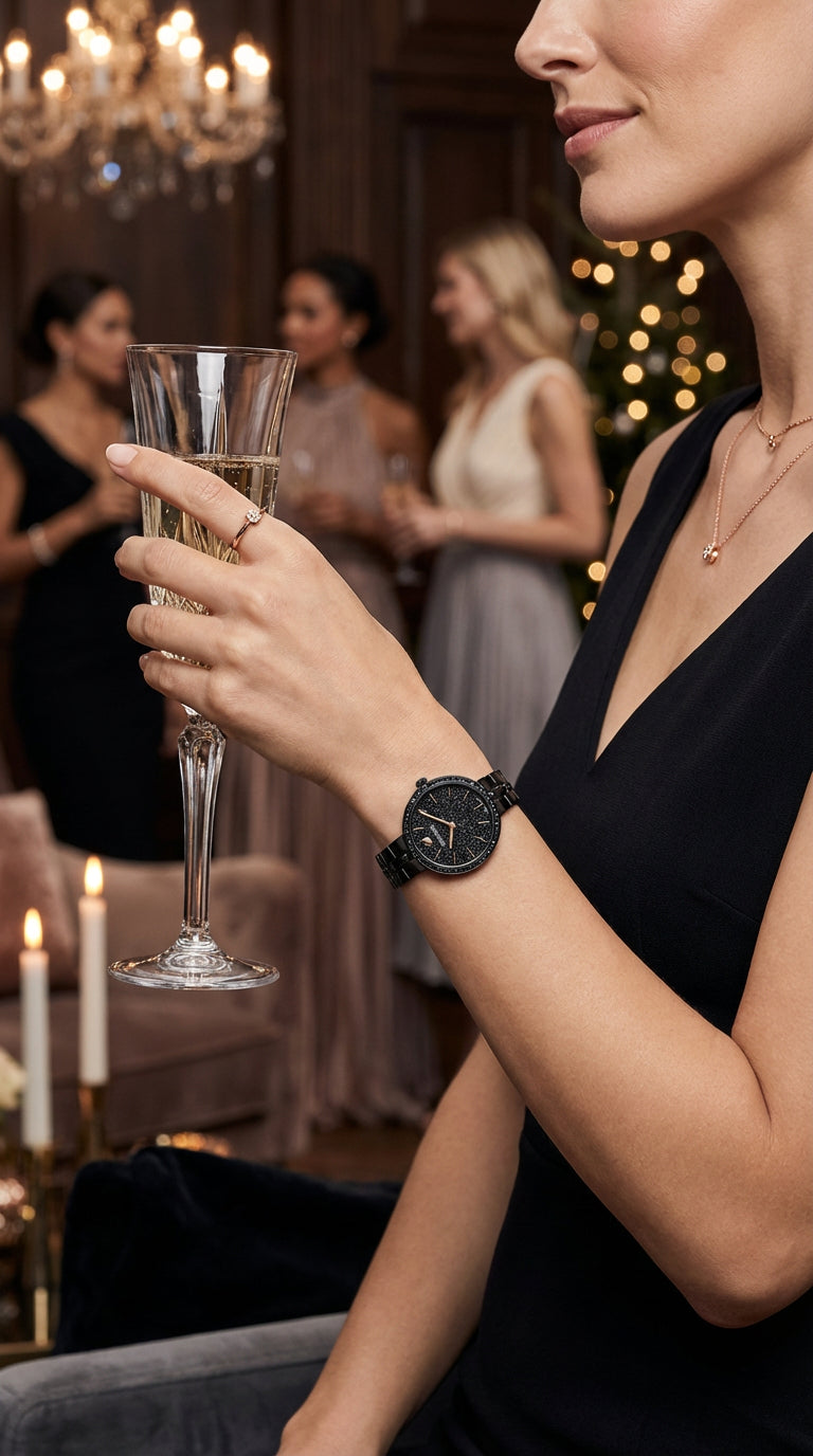 Swarovski Attract 5547646 — Black Crystal Pavé | Mujer
